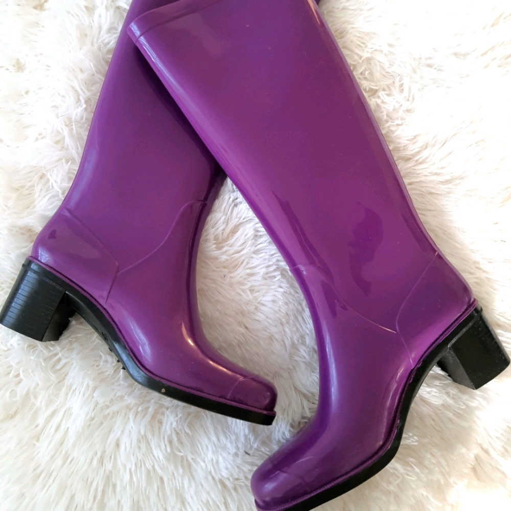 PUCCI - violet rainboots